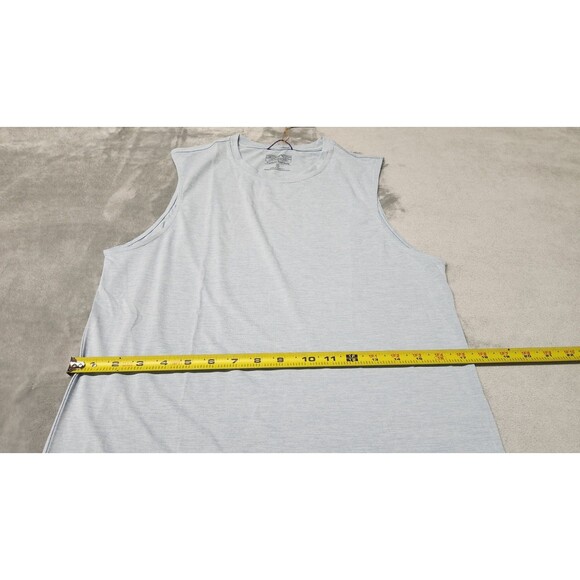 Patagonia Men's Small Fleck Blue Sleeveless Cap Cool Daily Shirt NWT - Picture 9 of 9